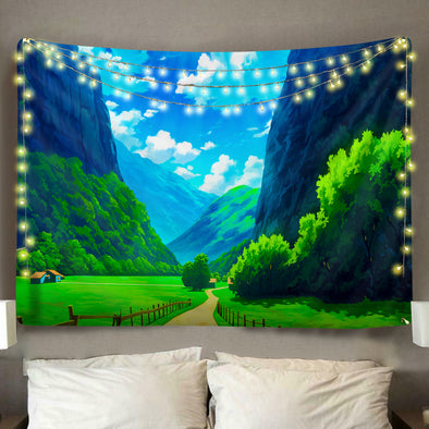 Beautiful Valley Wall Tapestry