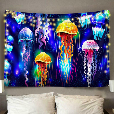 Jellyfish Dreams Wall Tapestry