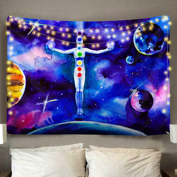 Space Chakra Wall Tapestry