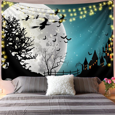 Witches Moon Wall Tapestry