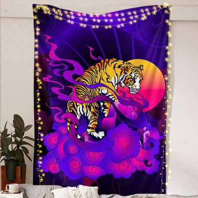 Mystic Tiger Wall Tapestry