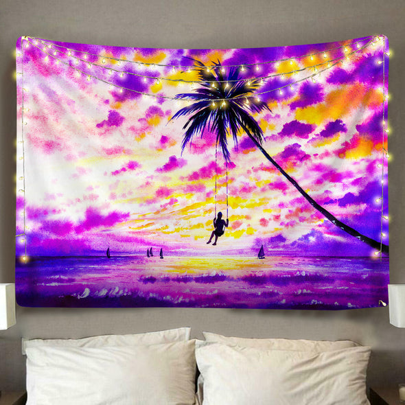 Serenity Sunset Wall Tapestry