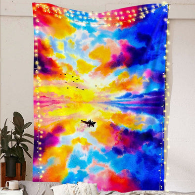 Serenity Sunset 2 Wall Tapestry